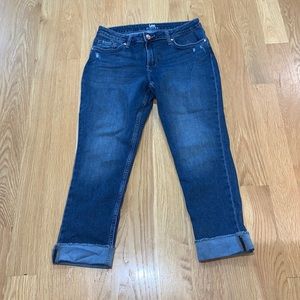 Lee Rider cropped jeans size 8. New without tags